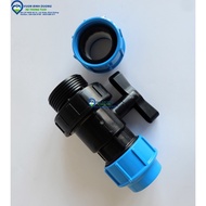 HDPE VAN KHÓA PHI 50mm/ 63mm/ 75mm/ 90mm/ 110mm