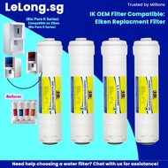 LELONG.SG Compatible Cartridges Elken Bio Pure K-Series Reverse Osmosis Water Filter Cartridge Water PurifIer