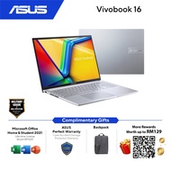 ASUS VivoBook M1605Y-AMB424WMS Laptop | AMD Ryzen 7-7730U | 16GB RAM 512GB SSD | 16"(1920x1080) | AM