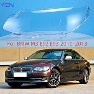 For BMW M3 E92 E93 2010 2011 2012 2013 Car Lights Shell Headlights Glass Lampshade Glass Lens Case A