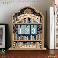 AEBYDEH Books Read Tracker, 2D Books Read This Year Reading Tracker Signage, Creative Wooden Handmad