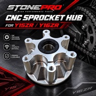 Y15ZR Y16ZR Y15 Y16 ALLOY CNC STONEPRO SPROCKET HUB 6 LOBANG CLUTCH HUB SPOCKET HUB CNC ALLOY