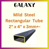 Mild Steel Rectangular Tube 2" x 4" x 3mm+- Thickness / Square Rectangular Tube Hollow Besi / 铁方喉扁喉 / 方管扁管