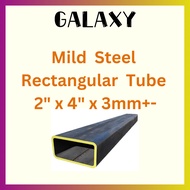 Mild Steel Rectangular Tube 2" x 4" x 3mm+- Thickness / Square Rectangular Tube Hollow Besi / 铁方喉扁喉 
