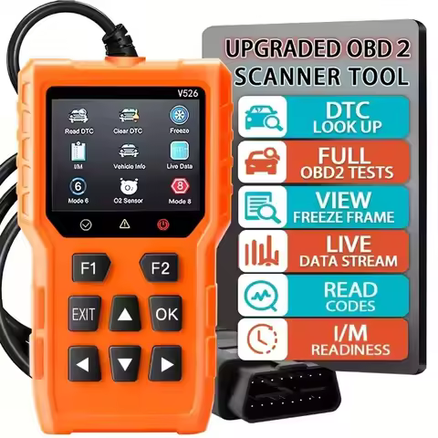 2026 V526 OBD Car Scanner Engine Fault Code Diagnostic Tool ELM327 OBD 2 OBD2 Scanner