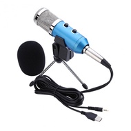 USB Condenser Reverberation Microphone for Recording Singing Broadcasting Karaoke With Amplifier Chi