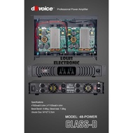 Power Amplifier dBvoice 48-POWER 4channel Class D ORIGINAL