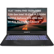 GIGABYTE G5 KF5 15.6" 144Hz FHD Gaming Laptop Computer, Intel 10-Core i7-12650H, GeForce RTX 4060 8G