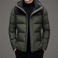 Winter Men's Hooded Down Jacket Youth Korean Version Casual Cold-Proof Warm Men's High-End Down Jacket Men's Jacket Trendy