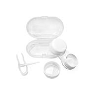 Midroo Contact Lens Case With Tweezers Random color Portable Contact Lens Box