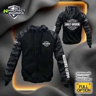 เสื้อการ์ด HARLEY DAVIDSON V1 CAMO-BLACK รุ่น Full Option (มีของพร้อมส่งทันที)