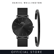 Daniel Wellington Gift Set - Classic 40mm Ashfield Black Onyx + Classic Bracelet Black Large - Watch