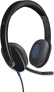 Logitech High-performance USB Headset H540 for Windows and Mac, Skype Certified