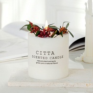 [ทำด้วยมือล้วนๆ] CITTA Original เทียนหอม Soy Candle เทียนหอมเกาหลี ดอกไม้แห้งส ขี้ผึ้งถั่วเหลืองธรรมชาติ เทียนหอมเกาหลี Scented Candle for Candle Warmer