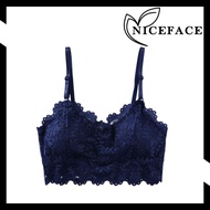 NICEFACE - Seamless Push Up Bra Tank Top Underwear Lace Yoga Gym