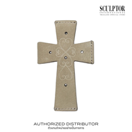 SCULPTOR® สร้อยคอ Cross Suede Strap Wallet