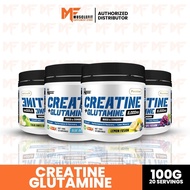 Muscle Kingdom Creatine + Glutamine flavored 100 g /20 Servings Halal Creatine