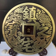 Brass Antique Copper Coin Ornaments Jinbao Auspicious Ruyi's Treasure Copper Coin Pendant Brass Craf