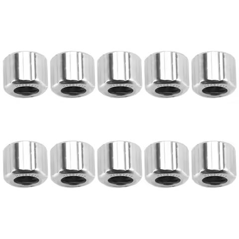 10Pcs Needle Bearing HF081412 Outer One-Way Needle Roller Bearing 8X14x12mm For Manufacturing Indust