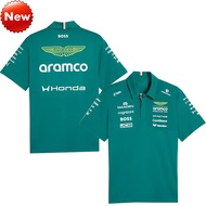 2026 F1 Racing Sweatshirt F1 Aston Martin Racing Team Polo Shirt Summer Men Women Short-Sleeved T-Sh