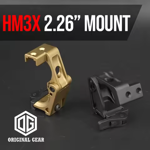 2024 New Tactical FAST Mount for Holosun HM3X Magnifier, Optical Centerline, Height Rifle Bipod Pica