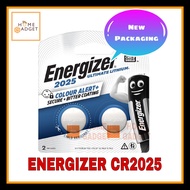 [GENUINE] 2PCS CR2025 Energizer Lithium Batteries 3V (E-CR2025BP-2)