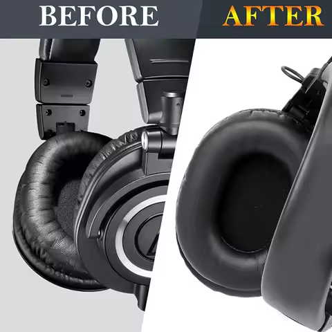 YAYINCC Replacement Earpads for Audio Technica ATH M50 M50X M50XBT M50RD M40X M30X M20X MSR7 SX1 Hea