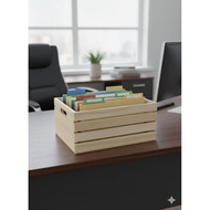 Wooden Crate box/organizer (Medium)