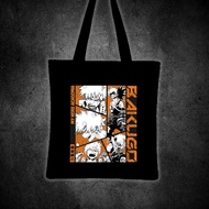 MHA BAKUGO THE HERO anime Printed tote bag canvas