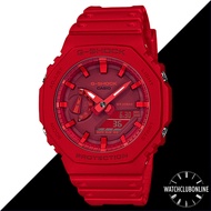 [WatchClubOnline] GA-2100-4A Casio G-Shock CasiOak Scarlet Men Casual Sports Watches GA2100 GA-2100