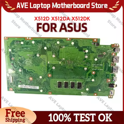 X512DA Mainboard For ASUS VivoBook X512DAP X512DAU X512DK X512D X512DA M512D V5000D M5050D F512D R3 