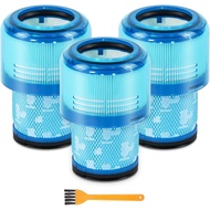 3 Pack V15 Vacuum Filters Replacement for Dyson-V15 Detect, V15 Detect Absolute, V15 Submarine, Dyso