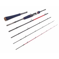 Jabbers Jamboree V 5pc Jigging Rod PE1-3 (Overhead)