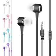 日本暢銷 - 白色 3.5mm 直插式 糖果色耳機 入耳式 MP3 電腦手機通用耳機 耳筒