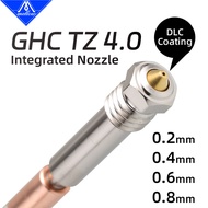 Mellow GHC TZ4.0 Nozzle High-Flow Hardened Steel Nozzle DLC coating For TZ4.0 Hotend Bambu Lab X1/P1