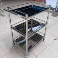 3-Tier Insturment Trolley | 3-Tier Stainless Steel Instrument Table