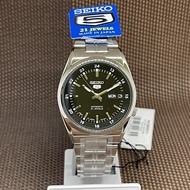 Seiko 5 SNK567J1 Black Automatic Made In Japan 21 Jewels Analog Men's Watch
