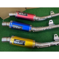 GL RACING EXHAUST PIPE (SUPER ONE) CHROME KRISS100/SRL110/EX5/KRISS110/WAVE125
