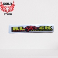 Black Vinyl Cutting Word sticker - Black Word sticker - Viral Black Auto Cutting sticker