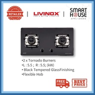 FREE SHIPPING   LIVINOX BUILT-IN HOB LGH-588 2B-BL
