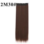 Tóc Thẳng Siêu Dài 32Inch 5 Kẹp Tổng Hợp Tự Nhiên Vô Hình Trong Một Mảnh Nối Tóc Dành Cho Nữ