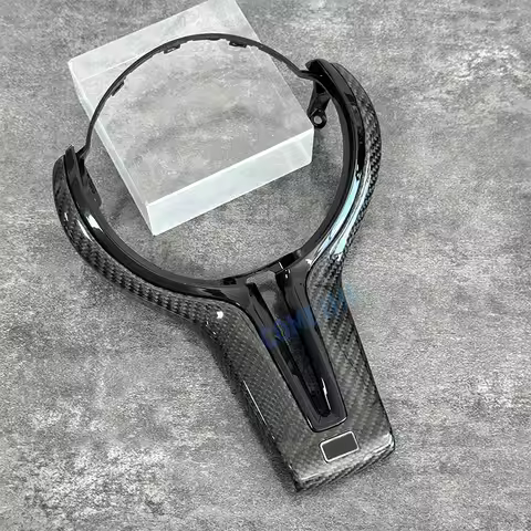 Suitable for BMW 12345 series F10 F20 F30 M2M3 M4M5 thong carbon fiber steering wheel cover with mul