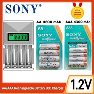 SONY Charger AA 4600 mAh And AAA 4300 mAh Rechargeable Battery