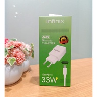 33W CHARGER INFINIX FAST CHARGING ORIGINAL + CABLE TYPE C 5G Charger Adapter Cable Type C Type-c Typ