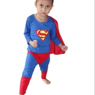 Superman kids costume, fit 2yrs to 8yrs old