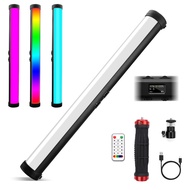 RGB Led Video Light Stick Wand, Obeamiu 2600-9600K Portable Studio Photography Lighting, 5000mAh Rec