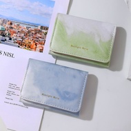 2025 New Wallet Women s Lightweight Short Small Cute Coin Purse Ink Painting Student Niche Design Wa