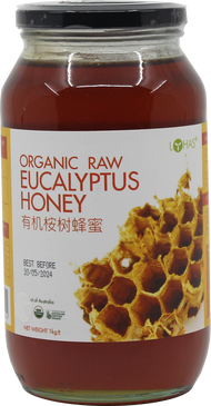 Lohas Organic Raw Eucalyptus Honey - 1kg