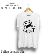 For Domo Kun Japanese T-Shirt - Anime T-Shirt - Cool Men's Distro T-Shirt