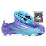 X Series Knitted Waterproof FG Nail Football Boots X Speedflow FG Original Ready Stock kasut Boots F